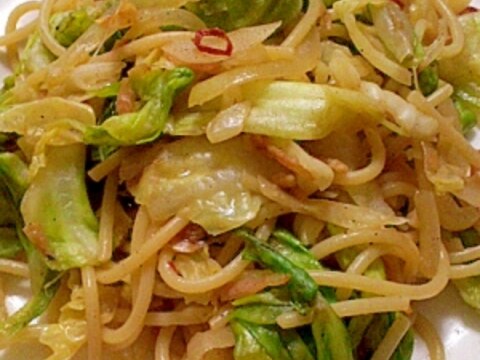 絶品 桜えび キャベツの和風パスタ レシピ 作り方 By M And M 楽天レシピ